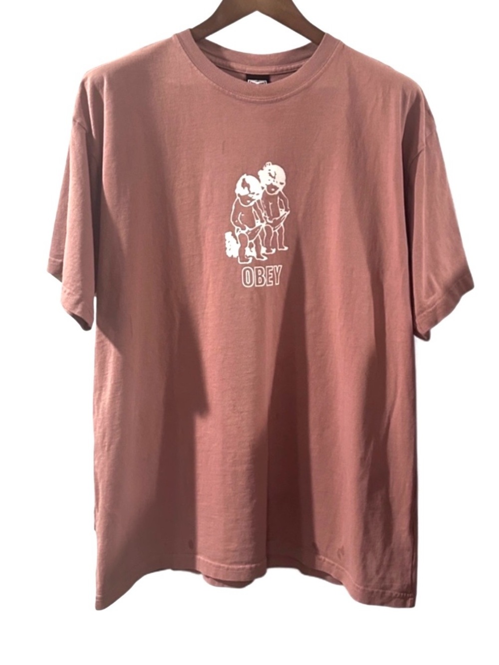 OBEY Archive Funny Toddlers Graphic T-Shirt Size Menโs Large
